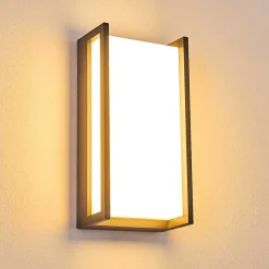 Applique Murale D'Exterieur Skove Led Anthracite, 1 Lumiere