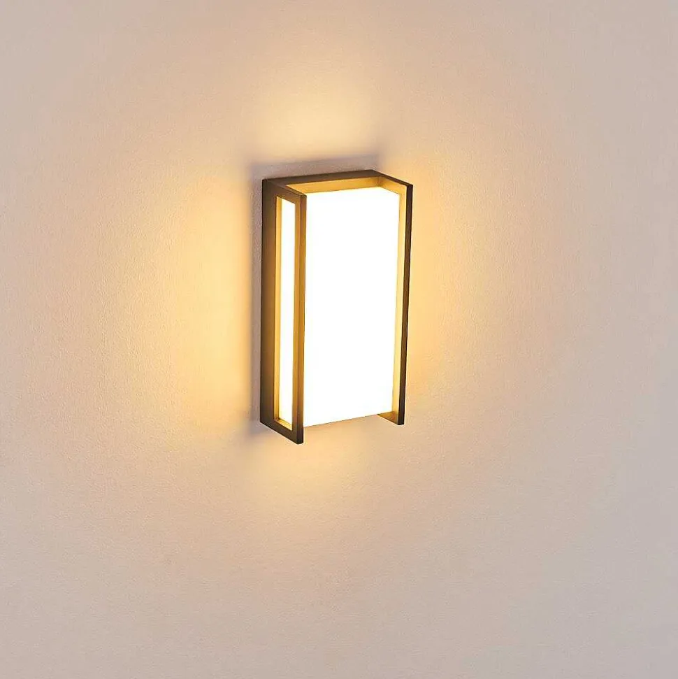 Applique Murale D'Exterieur Skove Led Anthracite, 1 Lumiere