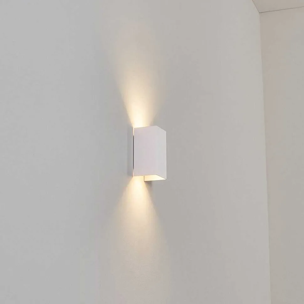 Applique Murale D'Exterieur Tamarin Led Blanc, 1 Lumiere