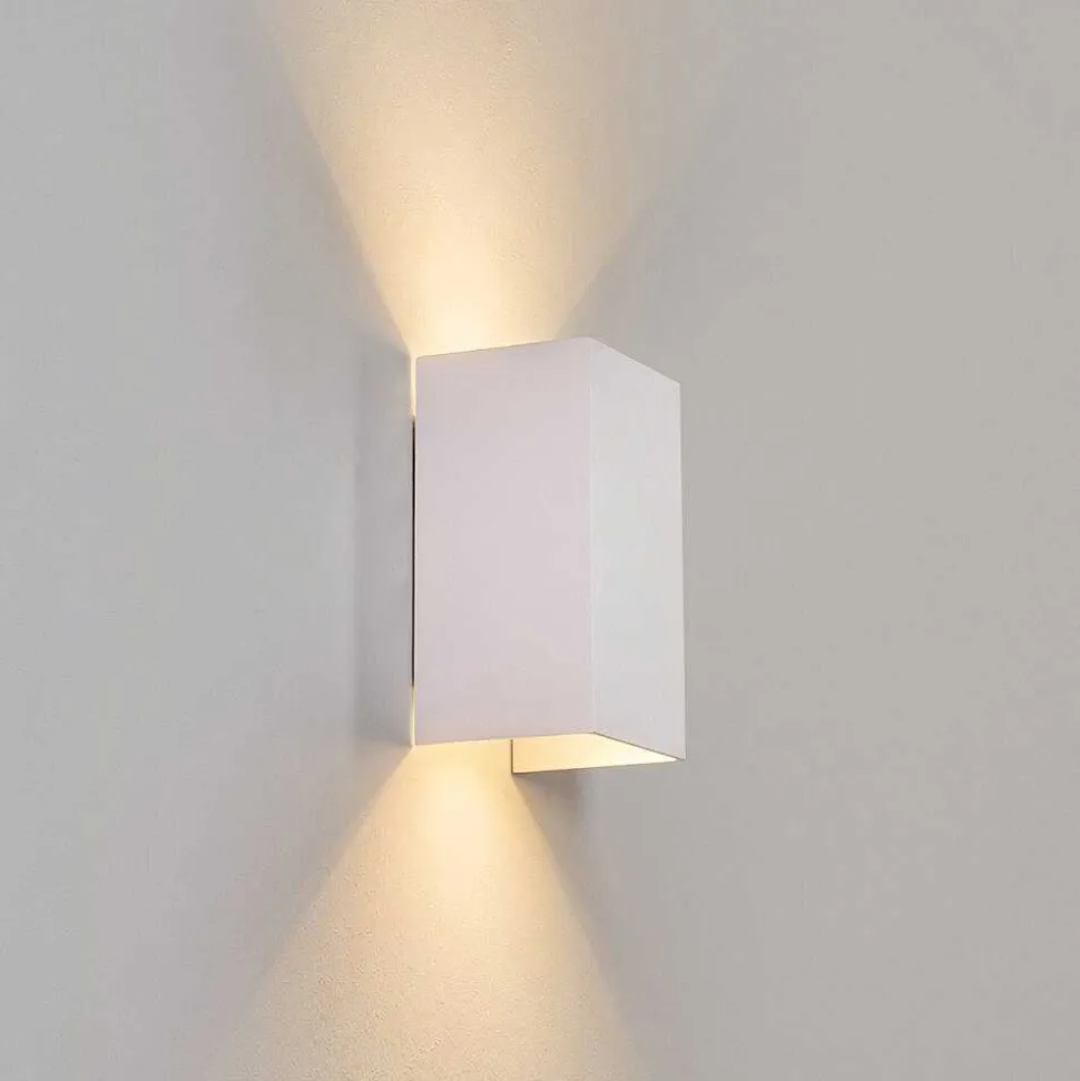 Applique Murale D'Exterieur Tamarin Led Blanc, 1 Lumiere