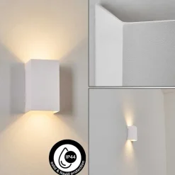 Applique Murale D'Exterieur Tamarin Led Blanc, 1 Lumiere