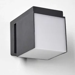 Applique Murale D'Exterieur Swanek Led Anthracite, 1 Lumiere