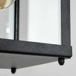 Applique Murale D'Exterieur Palanga Noir, 1 Lumiere