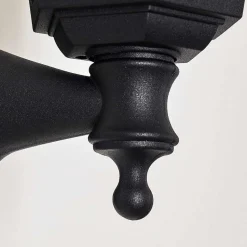 Applique Murale D'Exterieur Loria Noir, 1 Lumiere