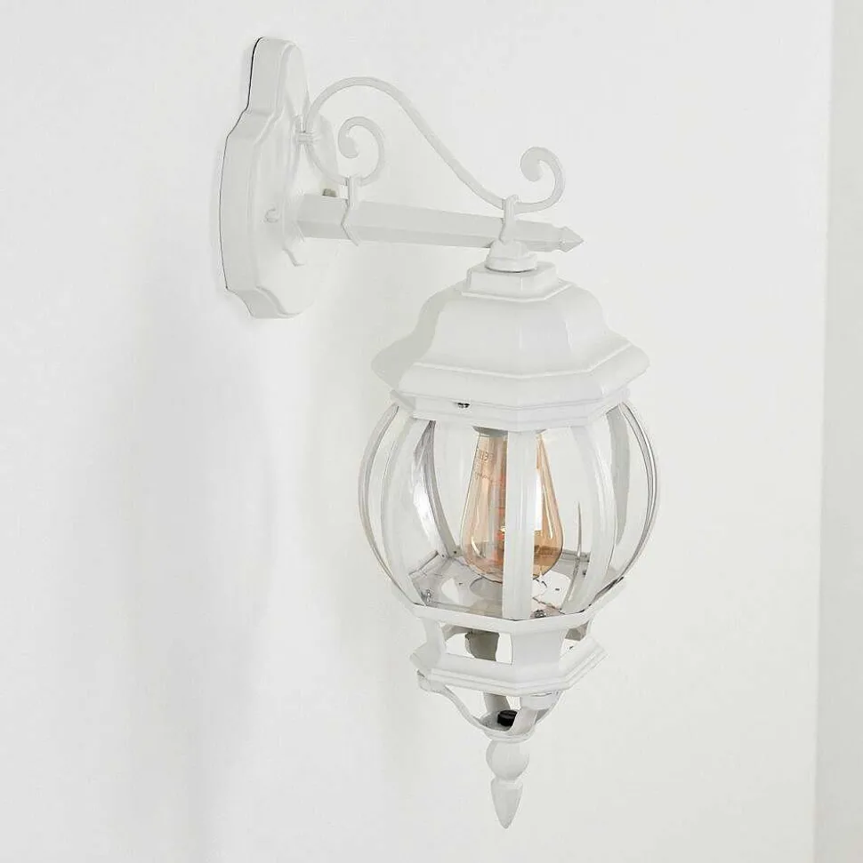 Applique Murale D'Exterieur Lentua Blanc, 1 Lumiere