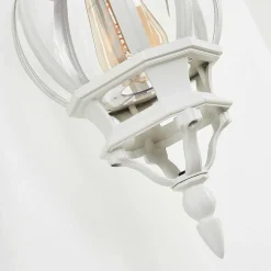 Applique Murale D'Exterieur Lentua Blanc, 1 Lumiere