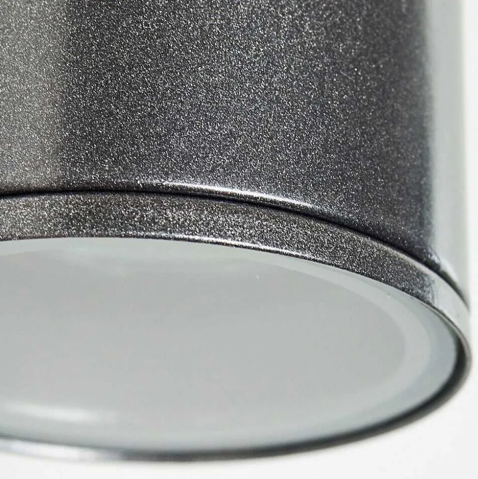 Applique Murale D'Exterieur Brachy Led Noir, 2 Lumieres