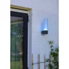 Applique Murale D'Exterieur Lutec Dropa Led Anthracite, 1 Lumiere, Changeur De Couleurs