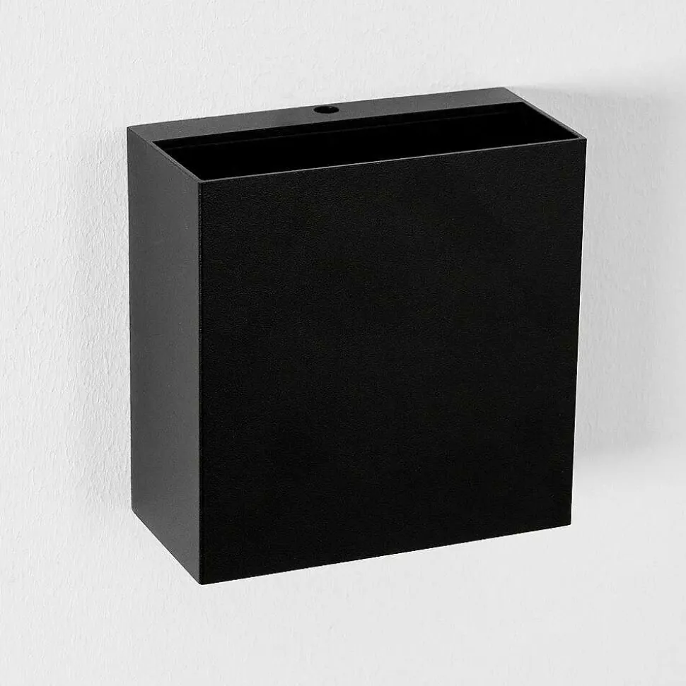 Applique Murale D'Exterieur Spidern Led Noir, 1 Lumiere