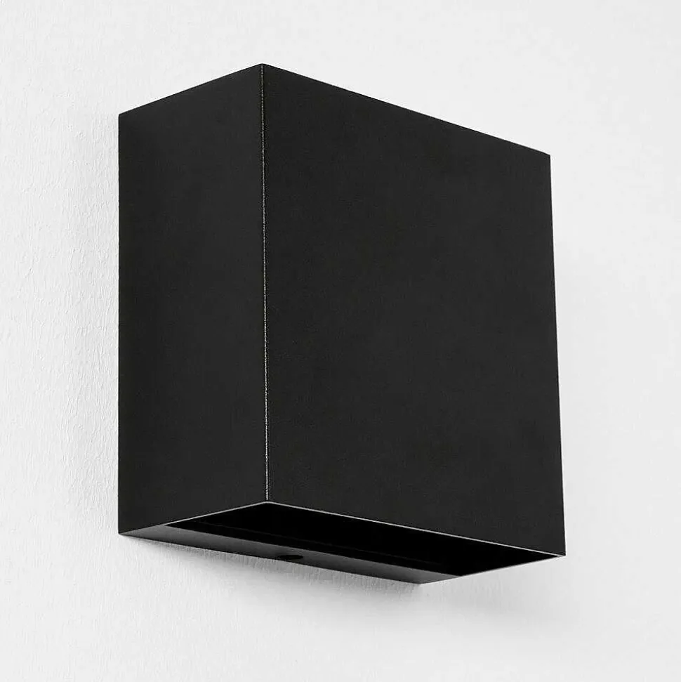 Applique Murale D'Exterieur Spidern Led Noir, 1 Lumiere