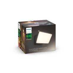 Applique Murale D'Exterieur Philips Hue White Welcome Led Noir, 1 Lumiere