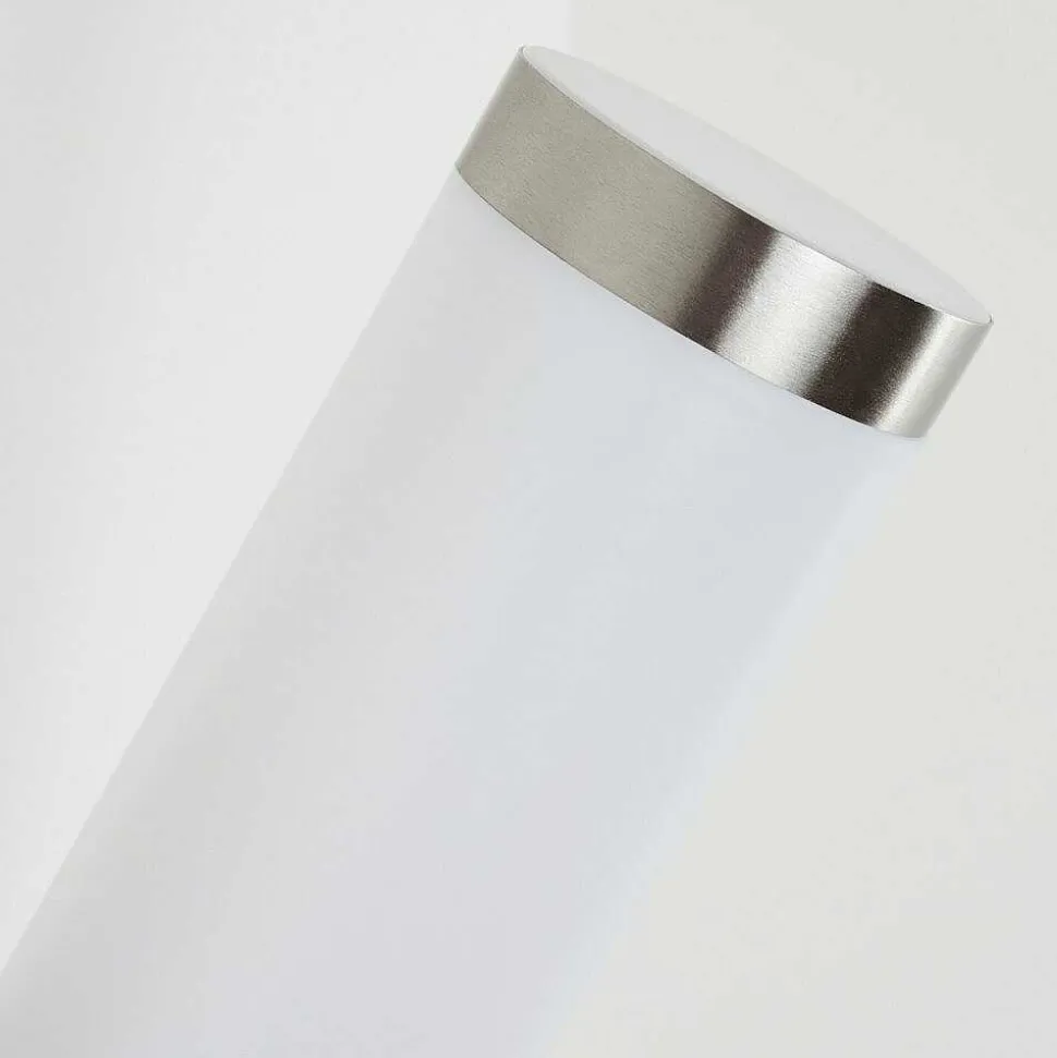 Applique Murale D'Exterieur Sessa Nickel Mat, 1 Lumiere, Detecteur De Mouvement