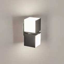 Applique Murale D'Exterieur Swanek Led Anthracite, 1 Lumiere