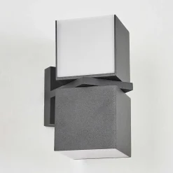 Applique Murale D'Exterieur Swanek Led Anthracite, 1 Lumiere