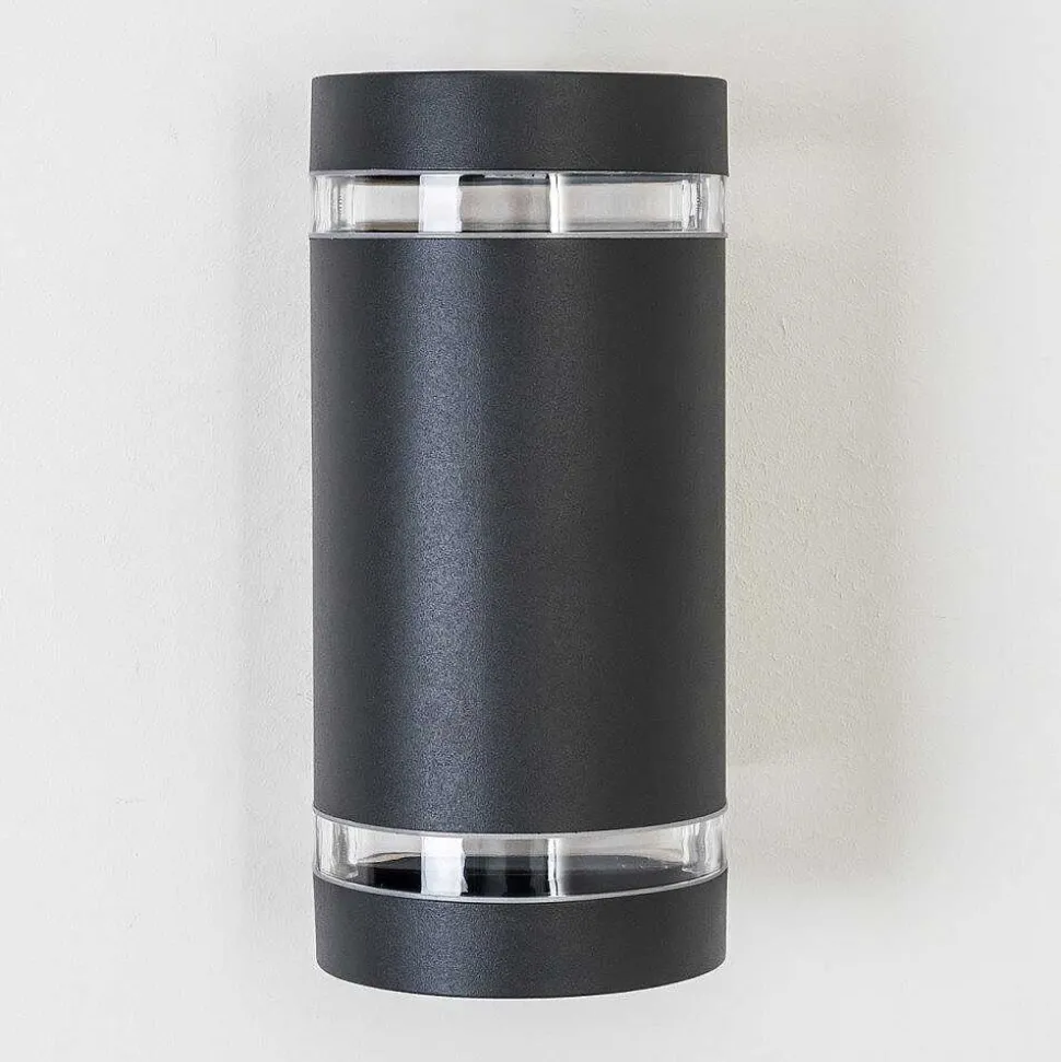 Applique Murale D'Exterieur Tagish Anthracite, 2 Lumieres