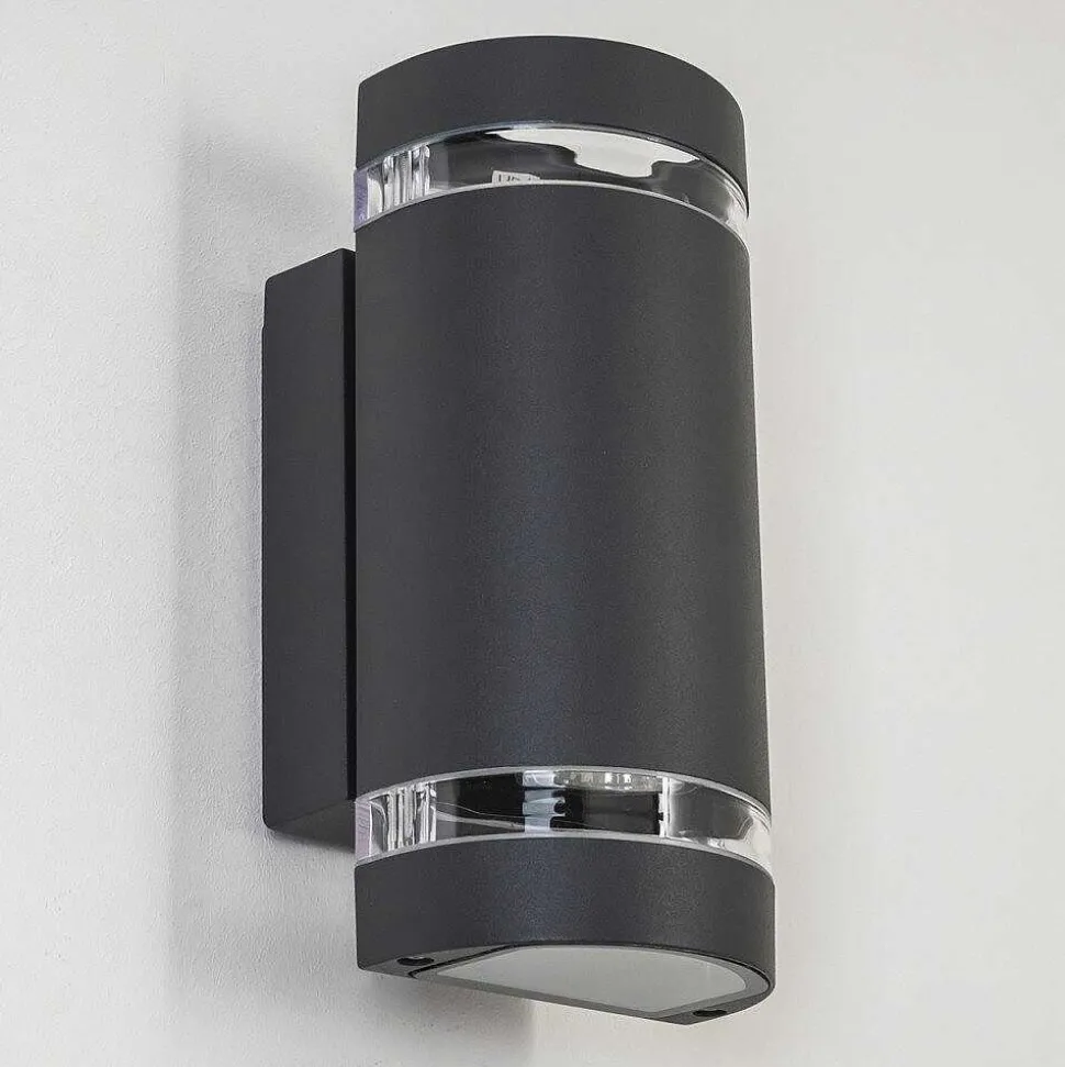 Applique Murale D'Exterieur Tagish Anthracite, 2 Lumieres