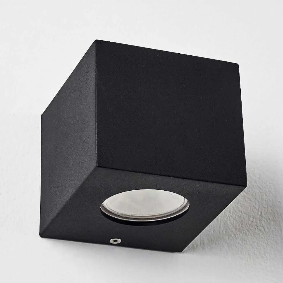 Applique Murale D'Exterieur Jonava Led Noir, 2 Lumieres