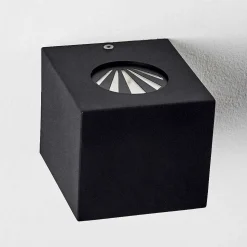 Applique Murale D'Exterieur Jonava Led Noir, 2 Lumieres