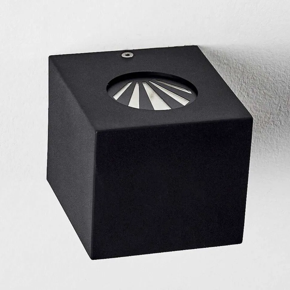 Applique Murale D'Exterieur Jonava Led Noir, 2 Lumieres