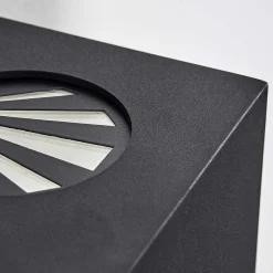 Applique Murale D'Exterieur Jonava Led Noir, 2 Lumieres