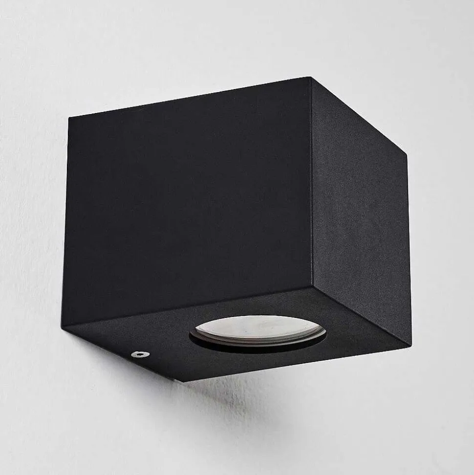 Applique Murale D'Exterieur Jonava Led Noir, 2 Lumieres