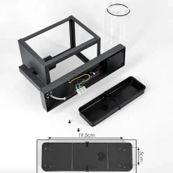 Applique Murale D'Exterieur Parkkola Anthracite, 1 Lumiere, Detecteur De Mouvement