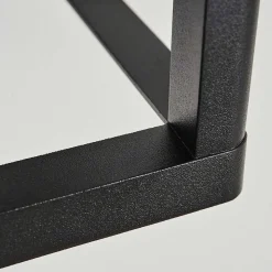 Applique Murale D'Exterieur Leset Noir, 1 Lumiere, Detecteur De Mouvement