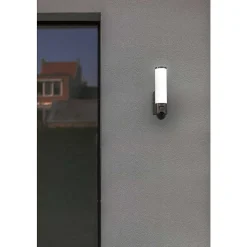 Applique Murale D'Exterieur Lutec Elara Led Acier Inoxydable, 1 Lumiere, Detecteur De Mouvement