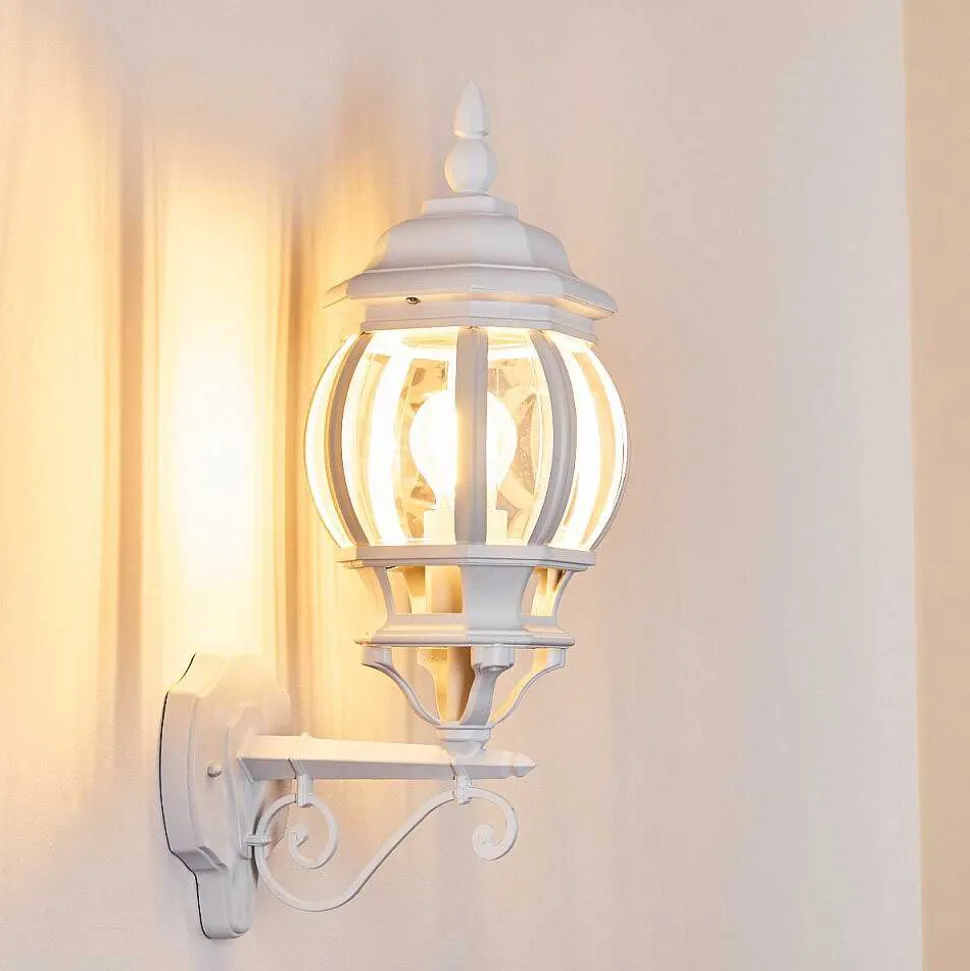 Applique Murale D'Exterieur Lentua Blanc, 1 Lumiere