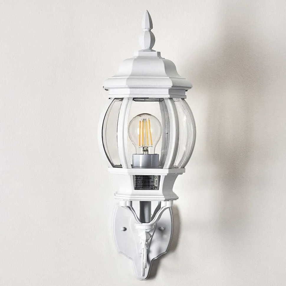 Applique Murale D'Exterieur Lentua Blanc, 1 Lumiere