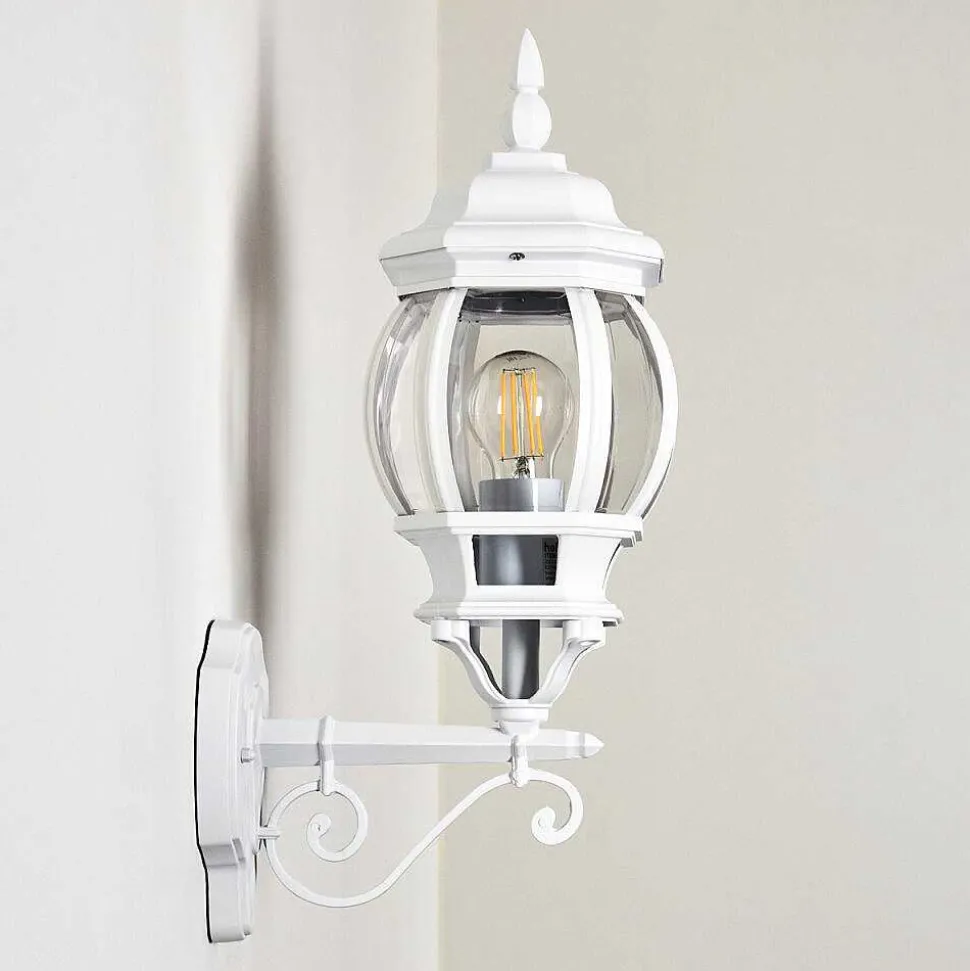 Applique Murale D'Exterieur Lentua Blanc, 1 Lumiere