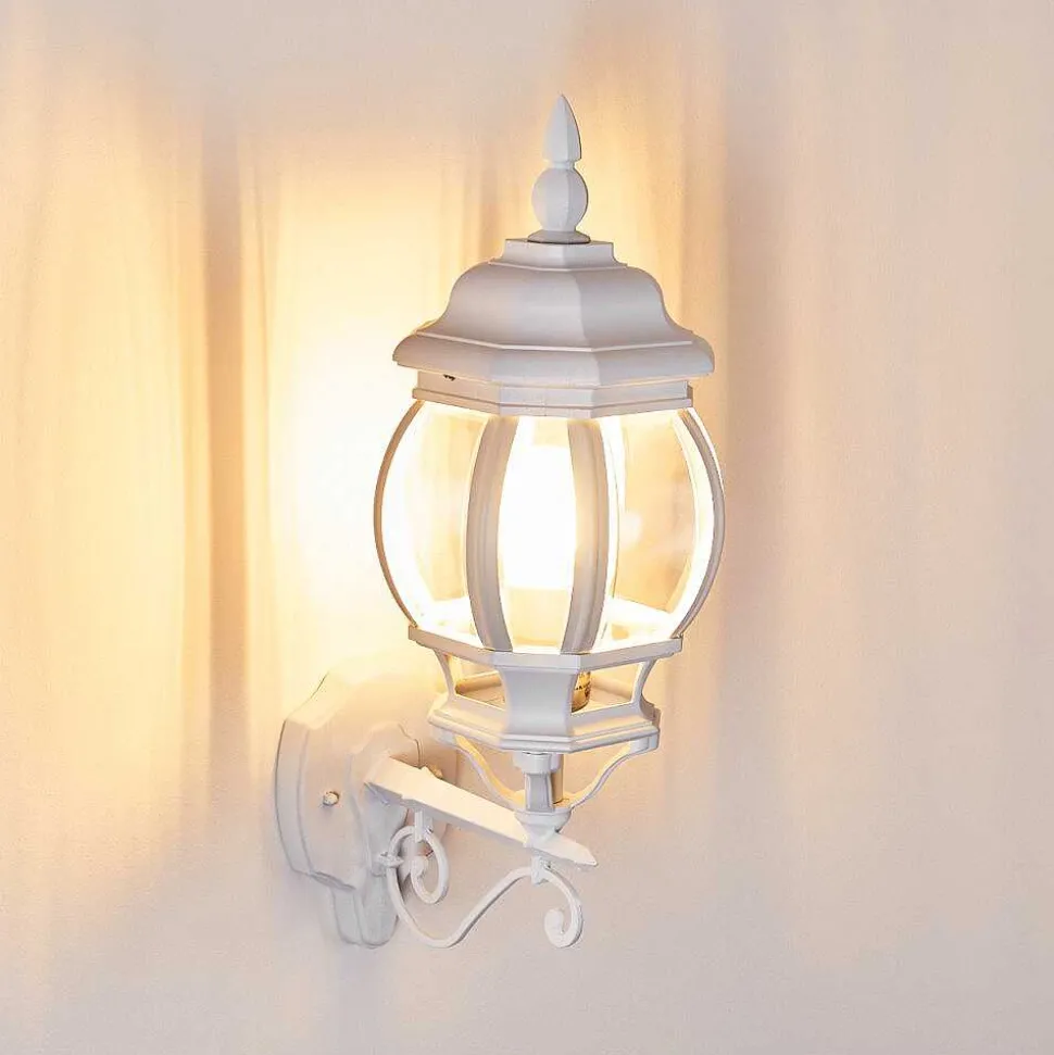 Applique Murale D'Exterieur Lentua Blanc, 1 Lumiere