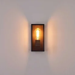 Applique Murale D'Exterieur Hakkas Noir, 1 Lumiere