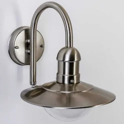 Applique Murale D'Exterieur Elima Acier Inoxydable, 1 Lumiere