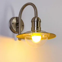 Applique Murale D'Exterieur Elima Acier Inoxydable, 1 Lumiere