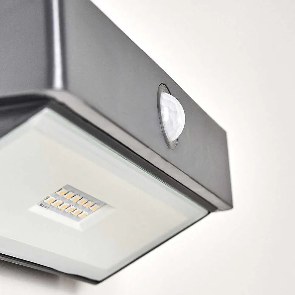Applique Murale D'Exterieur Wiborg Led Anthracite, 1 Lumiere, Detecteur De Mouvement