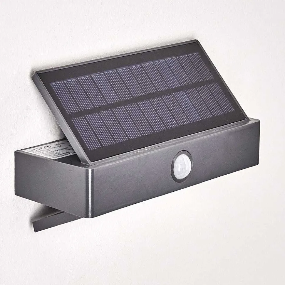 Applique Murale D'Exterieur Wiborg Led Anthracite, 1 Lumiere, Detecteur De Mouvement