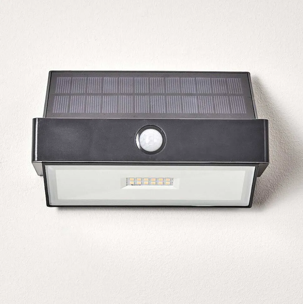 Applique Murale D'Exterieur Wiborg Led Anthracite, 1 Lumiere, Detecteur De Mouvement