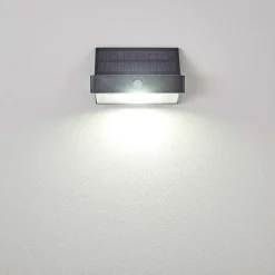 Applique Murale D'Exterieur Wiborg Led Anthracite, 1 Lumiere, Detecteur De Mouvement