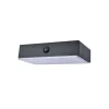 Applique Murale D'Exterieur Lutec Fadi Led Noir, 1 Lumiere, Detecteur De Mouvement