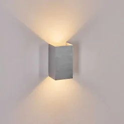 Applique Murale D'Exterieur Tamarin Led Gris, 1 Lumiere