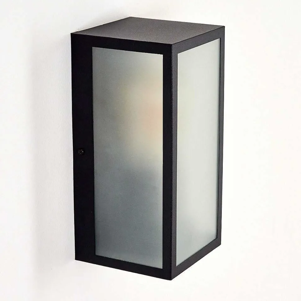 Applique Murale D'Exterieur Hakkas Noir, 1 Lumiere