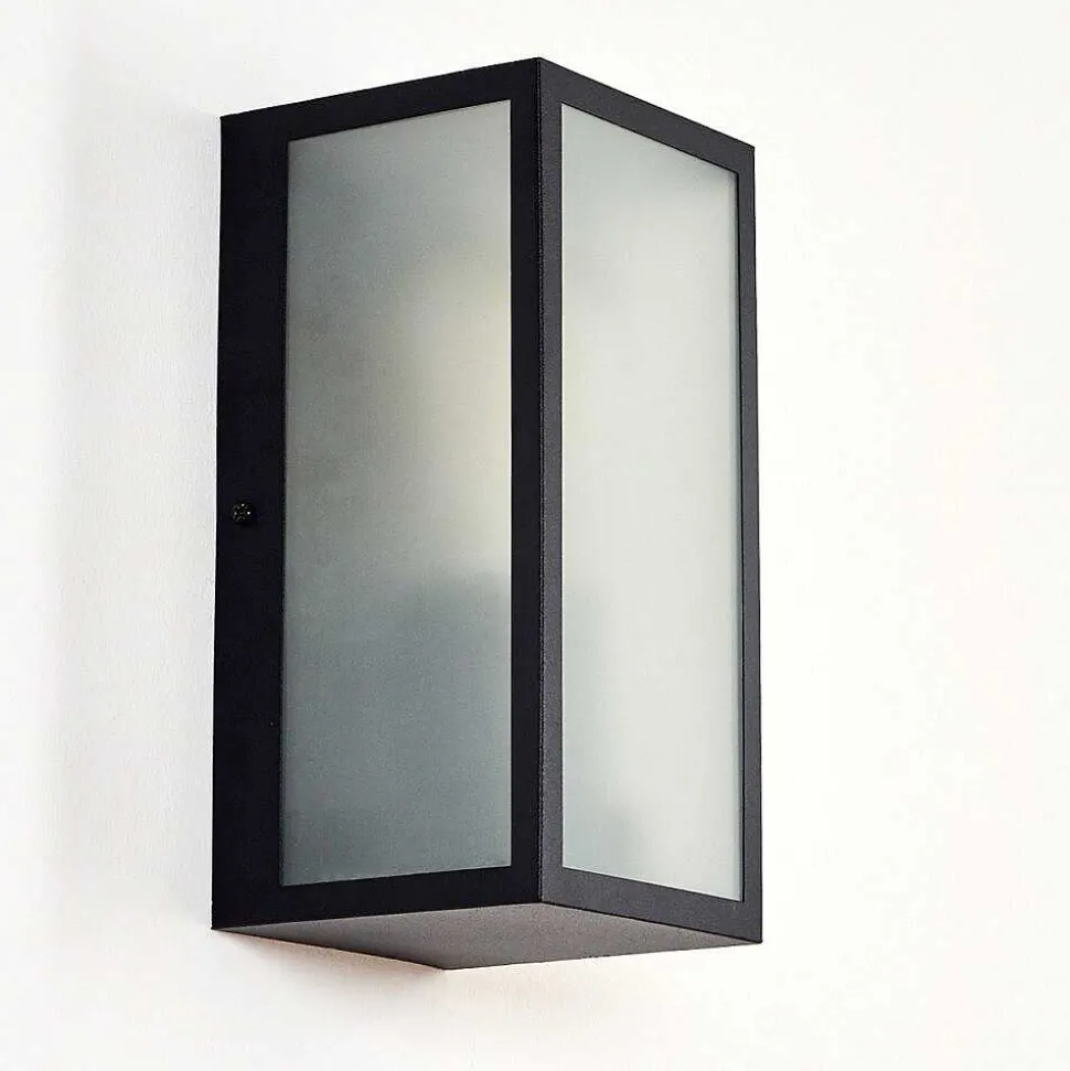 Applique Murale D'Exterieur Hakkas Noir, 1 Lumiere