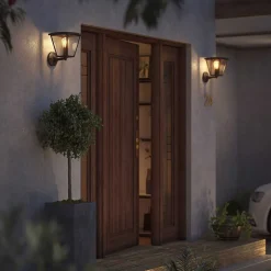 Applique Murale D'Exterieur Philips Hue White Inara Led Noir, 1 Lumiere