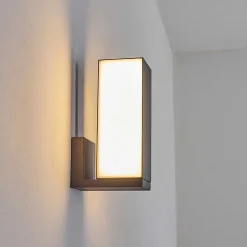 Applique Murale D'Exterieur Swanek Led Anthracite, 1 Lumiere