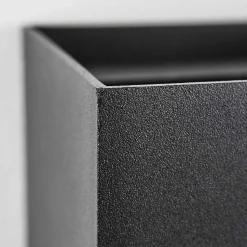 Applique Murale D'Exterieur Tamarin Led Noir, 2 Lumieres