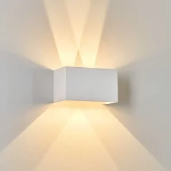 Applique Murale D'Exterieur Tamarin Led Blanc, 1 Lumiere