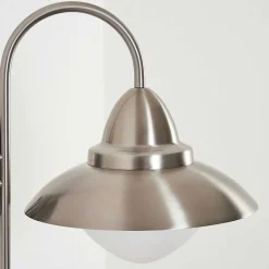 Applique Murale D'Exterieur Gielas Led Nickel Mat, 1 Lumiere