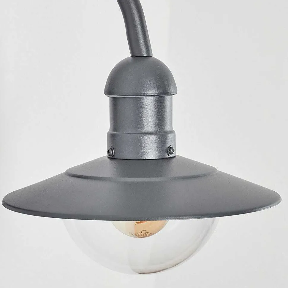 Applique Murale D'Exterieur Elima Anthracite, 1 Lumiere, Detecteur De Mouvement