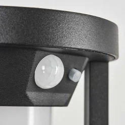 Applique Murale D'Exterieur Lokpano Led Noir, 1 Lumiere, Detecteur De Mouvement, Changeur De Couleurs